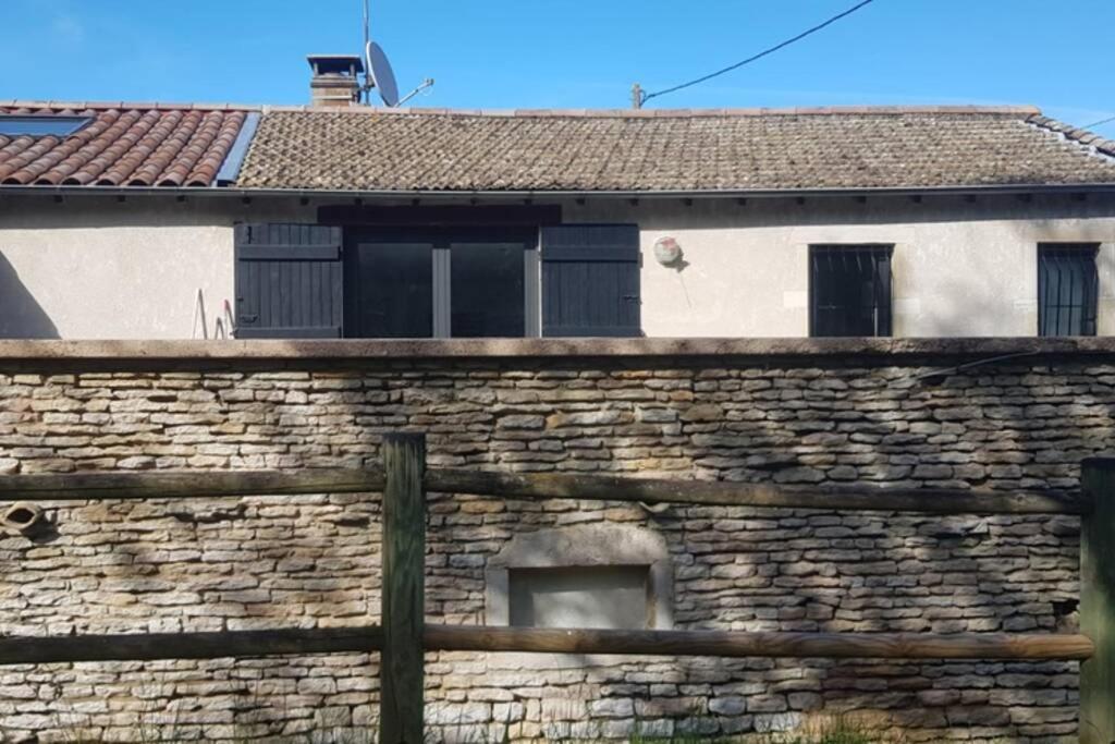 Maisonnette sur la Voie Verte à Berzé la Ville Villa Esterno foto